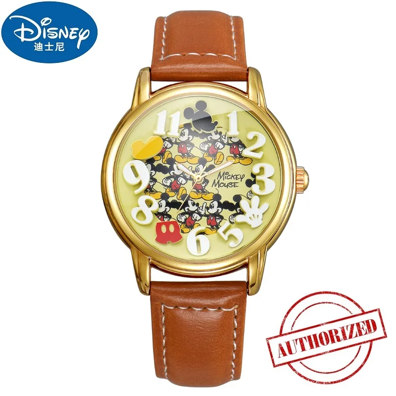Disney Men Women Watch kids Children Watch Genuine Brand Mickey Casual Fashion QuartzWristwatches Girls Boys Leather clock 11030
Disney Men Women Watch kids Children Watch Genuine Brand Mickey Casual Fashion QuartzWristwatches Girls Boys Leather clock 11030