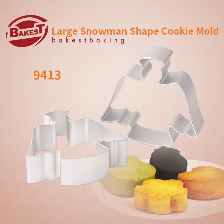 BAKEST 10pcs/lot Snowman Shaped Cookie Mold Aluminum Biscuit Cutter DIY Kitchen Fondant Tools
BAKEST 10pcs/lot Snowman Shaped Cookie Mold Aluminum Biscuit Cutter DIY Kitchen Fondant Tools