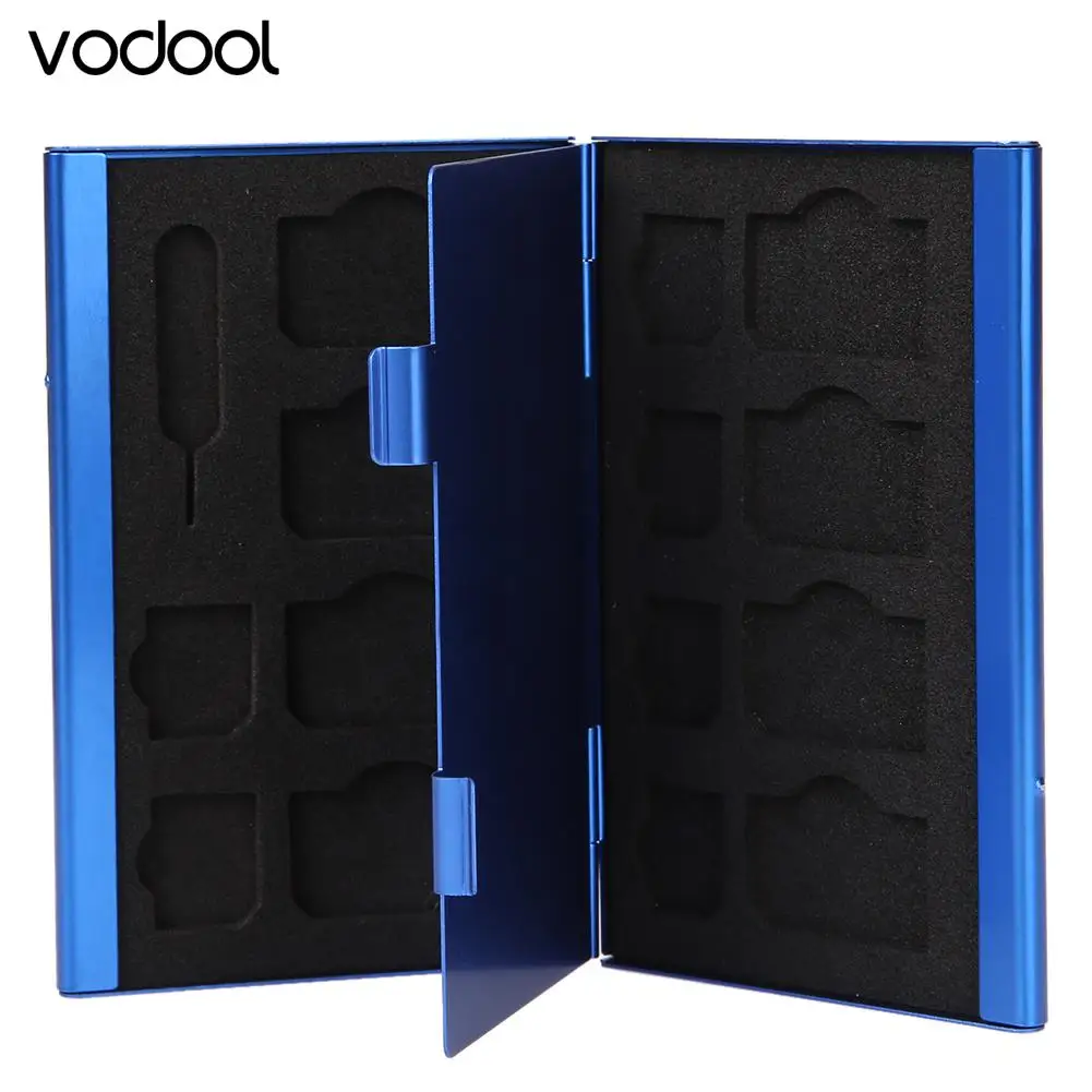 15 in 1 Aluminum Storage Box Bag Memory Card Case Holder Wallet Large Capacity For SIM Micro Nano SIM Cards Blue
15 in 1 Aluminum Storage Box Bag Memory Card Case Holder Wallet Large Capacity For SIM Micro Nano SIM Cards Blue