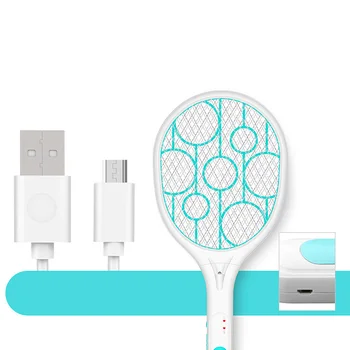Mosquito Swatter Killer USB Rechargeable Electric LED light Tennis Bat Handheld Racket Insect Fly Bug Wasp
Mosquito Swatter Killer USB Rechargeable Electric LED light Tennis Bat Handheld Racket Insect Fly Bug Wasp