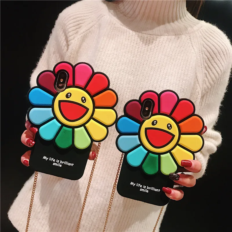 Murakami Takashi KaiKai KiKi Rainbow Flower Phone Case For Apple Iphone 6 6s 7 8 Plus X XR XS MAX Silicone Protection Cover Capa
Murakami Takashi KaiKai KiKi Rainbow Flower Phone Case For Apple Iphone 6 6s 7 8 Plus X XR XS MAX Silicone Protection Cover Capa