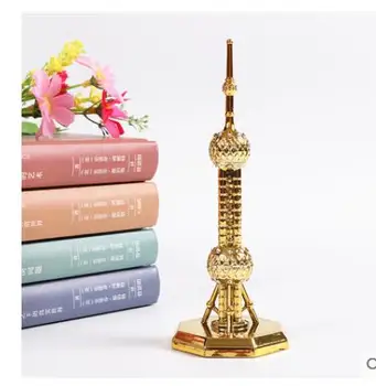 18*7.7CM Oriental Pearl Tower Model metal building ornament Special tourist souvenirs decoration Home sculpture statue
18*7.7CM Oriental Pearl Tower Model metal building ornament Special tourist souvenirs decoration Home sculpture statue