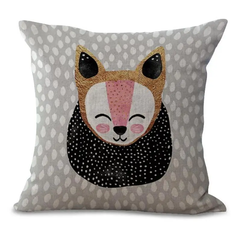 Hot Cute Cartoon Animal Dot Printed Decorative Pillow Cover Sofa Chair Kids Cushion Cover Cojines Para Sofa Almofada Decorativas
Hot Cute Cartoon Animal Dot Printed Decorative Pillow Cover Sofa Chair Kids Cushion Cover Cojines Para Sofa Almofada Decorativas