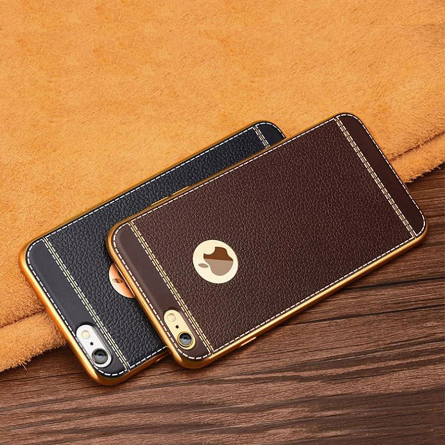 Luxury Plating TPU Phone Case For iPhone X Case iPhone 5 Cover Cute Silicone Back Leather Pattern For iPhone 5 SE 6 6S Plus Case
Luxury Plating TPU Phone Case For iPhone X Case iPhone 5 Cover Cute Silicone Back Leather Pattern For iPhone 5 SE 6 6S Plus Case