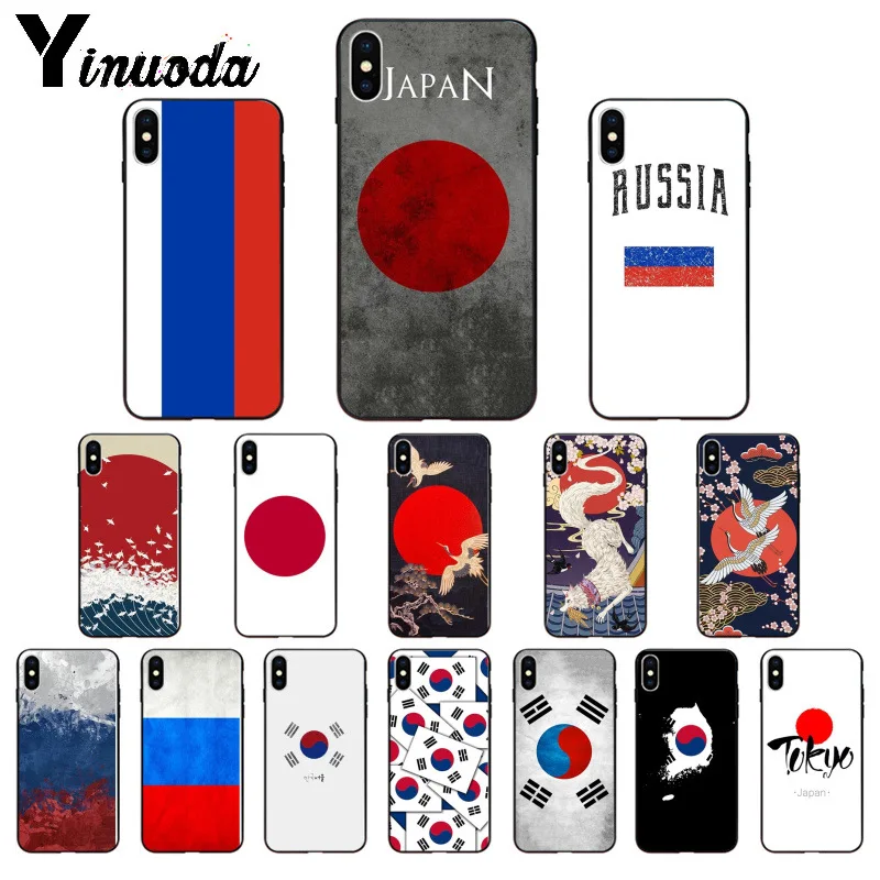 Yinuoda Japan Korea Russia Flag High Quality Phone Case for Apple iPhone 8 7 6 6S Plus X XS MAX 5 5S SE XR Mobile Cases
Yinuoda Japan Korea Russia Flag High Quality Phone Case for Apple iPhone 8 7 6 6S Plus X XS MAX 5 5S SE XR Mobile Cases
