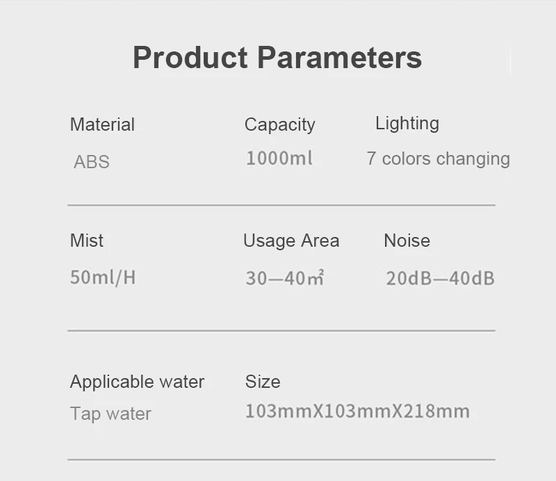 Ultrasonic Air Humidifier Diffuser Mute 7 Color Night Light Mini Aroma Essential Oil Diffusers Cool Mist Maker Home Purifier Ultrasonic Air Humidifier Diffuser Mute 7 Color Night Light Mini Aroma Essential Oil Diffusers Cool Mist Maker Home Purifier