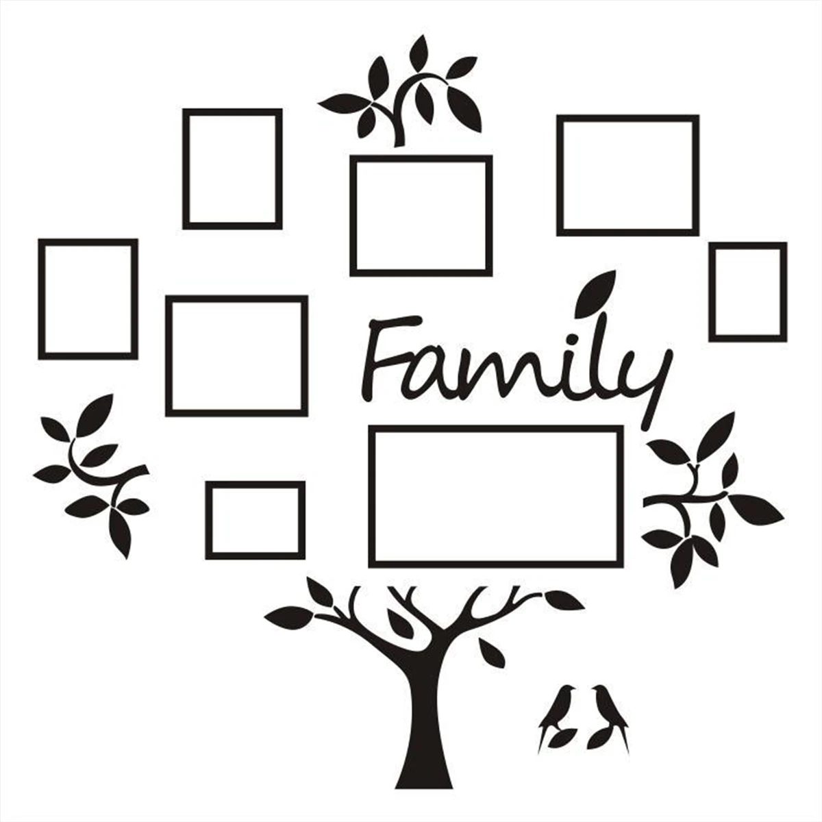 3D Arcylic Wall Stickers DIY Family Photo Frame Tree Wall Sticker Home Decoration Art Picture Frame Wall Decals Poster 4 Size
3D Arcylic Wall Stickers DIY Family Photo Frame Tree Wall Sticker Home Decoration Art Picture Frame Wall Decals Poster 4 Size