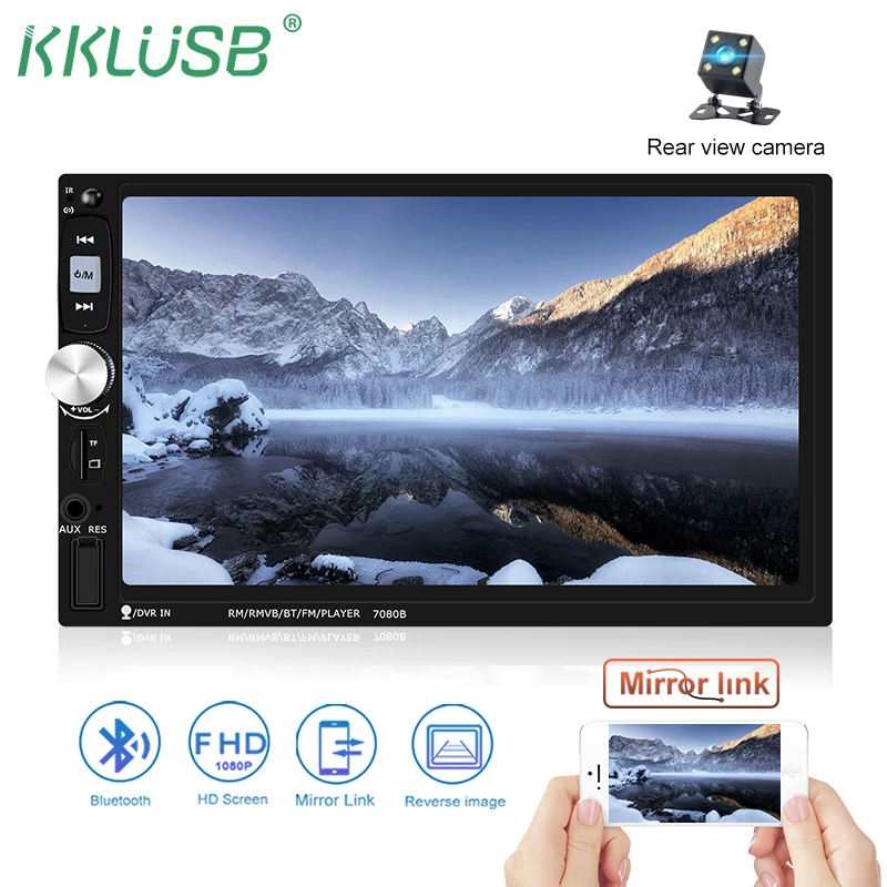 2 Din Car Radio Autoradio 7" HD Multimedia Player 2DIN Touch Screen Auto Audio Car Stereo MP5 Bluetooth USB TF FM Camera
2 Din Car Radio Autoradio 7" HD Multimedia Player 2DIN Touch Screen Auto Audio Car Stereo MP5 Bluetooth USB TF FM Camera