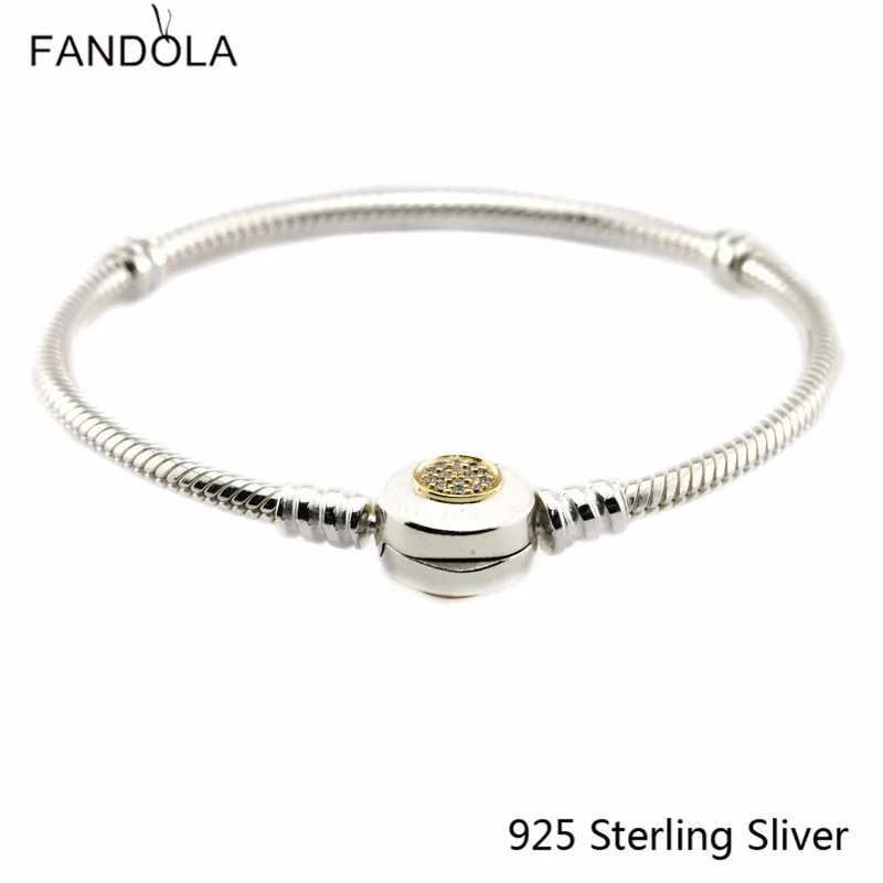 CKK 925 Sterling Silver 14K Gold Clasp Bracelets For Women Original Jewelry Making Fits For Charms and Beads
CKK 925 Sterling Silver 14K Gold Clasp Bracelets For Women Original Jewelry Making Fits For Charms and Beads