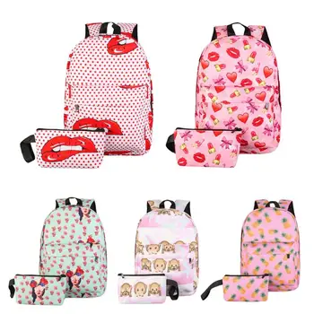 2pcs/set Cute Preppy Style Canvas Dot Printing Backpack Boy Girls Deer School Bag Casual Women Travel Bags Female Travel Rucksac
2pcs/set Cute Preppy Style Canvas Dot Printing Backpack Boy Girls Deer School Bag Casual Women Travel Bags Female Travel Rucksac