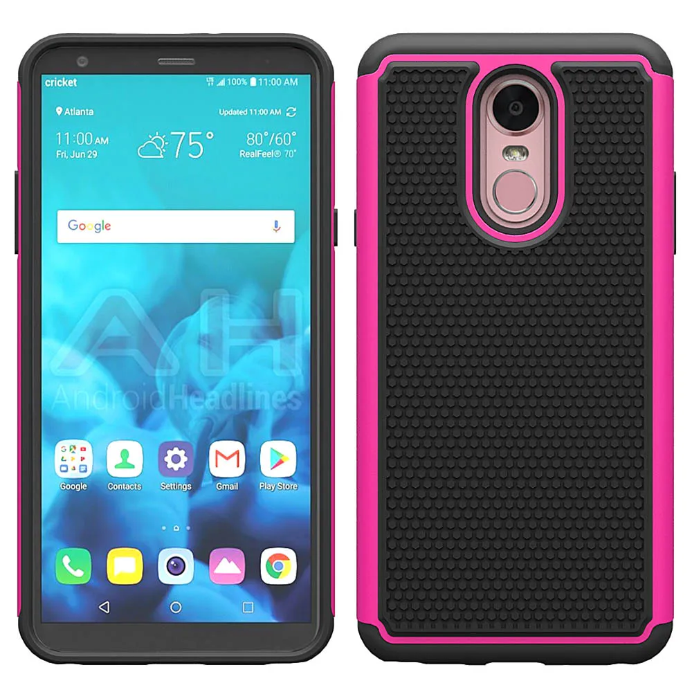 Dual Layer Armor Case For LG Stylo 4 Heavy Duty Silicone & Hard Back Shockproof Cover For LG Stylo 4 / Q Stylus / Q Stylus Plus
Dual Layer Armor Case For LG Stylo 4 Heavy Duty Silicone & Hard Back Shockproof Cover For LG Stylo 4 / Q Stylus / Q Stylus Plus