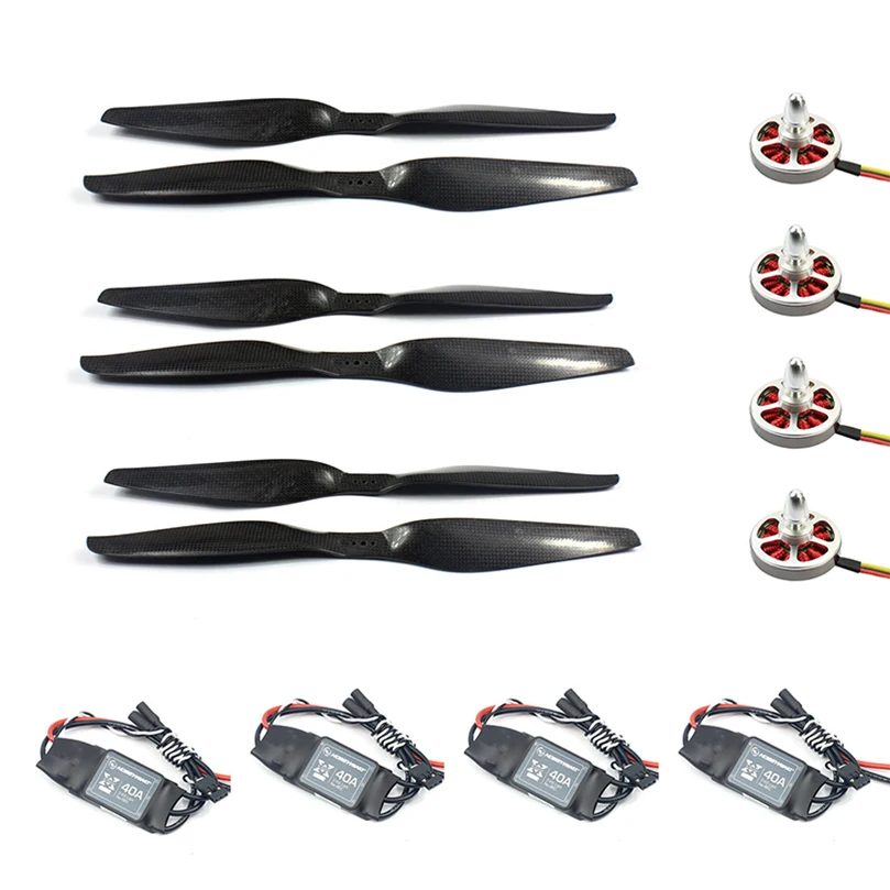 HobbyWing 750KV High Torque Brushless Motor + Hobbywing XRotor 40A ESC + Carbon Fiber 1455 Propeller for 650 680 690 RC Drone
HobbyWing 750KV High Torque Brushless Motor + Hobbywing XRotor 40A ESC + Carbon Fiber 1455 Propeller for 650 680 690 RC Drone