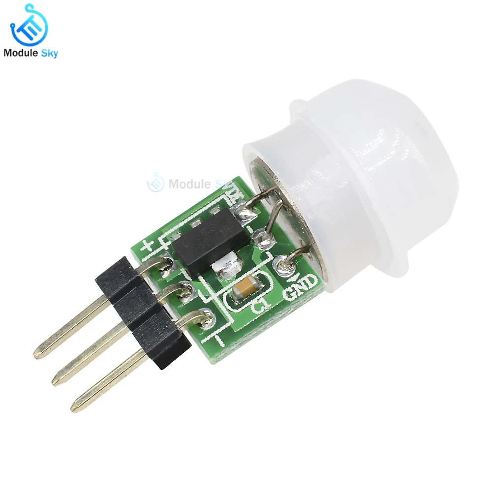 AM312 IR Pyroelectric Infrared PIR Motion Human Sensor Automatic Detector Infrared Module Sensor DC 2.7 to 12V
AM312 IR Pyroelectric Infrared PIR Motion Human Sensor Automatic Detector Infrared Module Sensor DC 2.7 to 12V