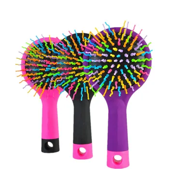 1PC Rainbow Volume Hair Comb Rubber finishing detangling plastic hair brush, plastic hair brush with mirror
1PC Rainbow Volume Hair Comb Rubber finishing detangling plastic hair brush, plastic hair brush with mirror