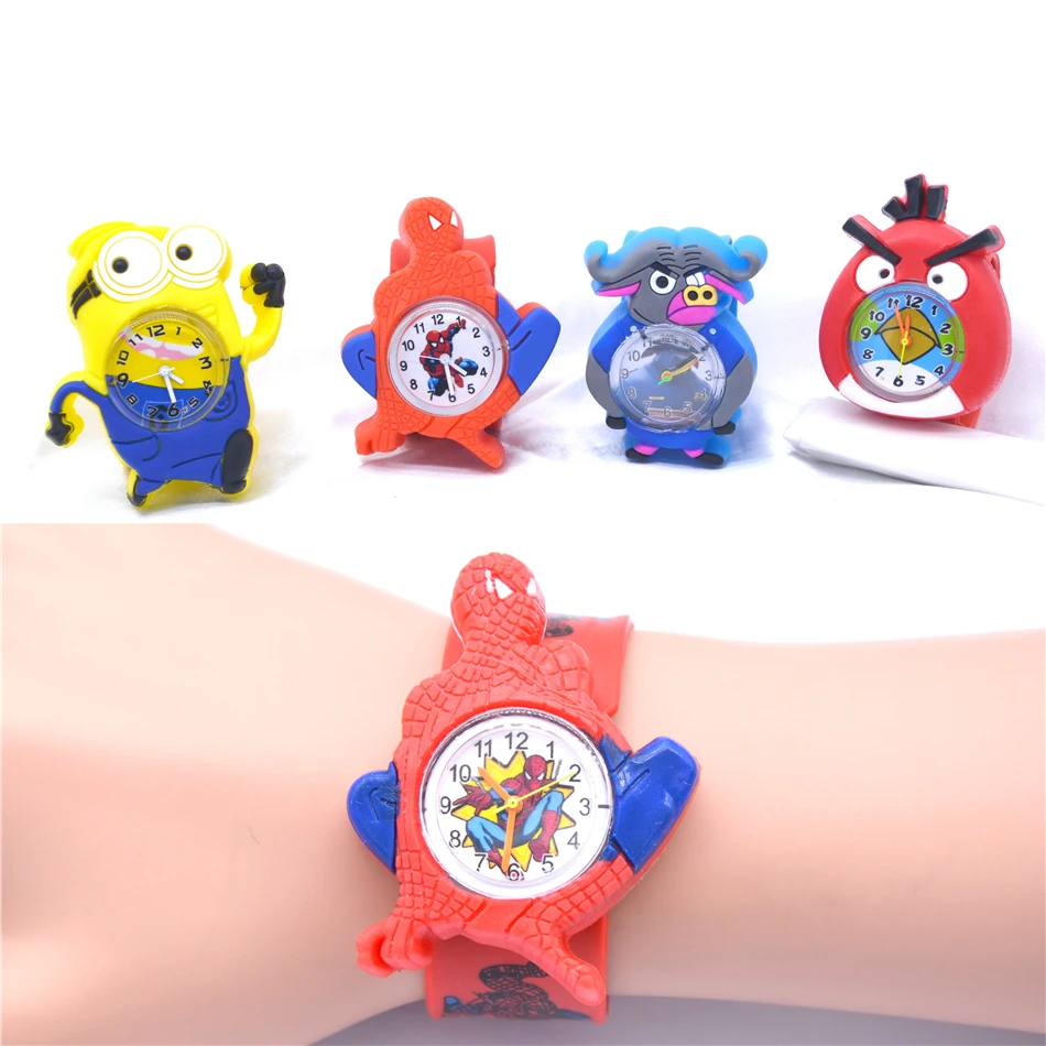 Hot Sell Child Watch Cute Sport Boys Spiderman Watches Cartoon Image Silicone Strap Wristwatch horloge jongens
Hot Sell Child Watch Cute Sport Boys Spiderman Watches Cartoon Image Silicone Strap Wristwatch horloge jongens
