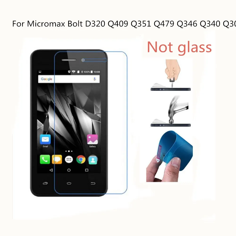 Ultra-thin Nano-proof membrane not glass Screen Protector for Micromax Bolt D320 Q409 Q351 Q479 Q346 Q340 Q301
Ultra-thin Nano-proof membrane not glass Screen Protector for Micromax Bolt D320 Q409 Q351 Q479 Q346 Q340 Q301