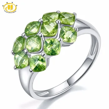 Hutang Wedding Ring 3.6ct Natural Peridot Solid 925 Sterling Silver Checkerboard Cut Gemstone Fine Jewelry for Women Gift New
Hutang Wedding Ring 3.6ct Natural Peridot Solid 925 Sterling Silver Checkerboard Cut Gemstone Fine Jewelry for Women Gift New