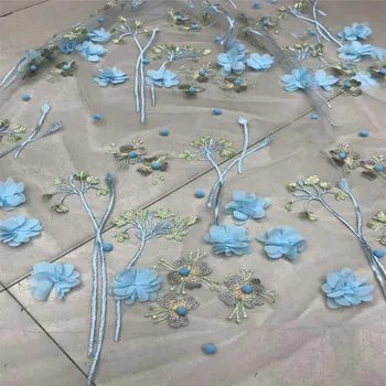 2018 High Quality African Net Lace,3D French tulle mesh Lace Fabric For dress 5yard/lot HJ589-2 
2018 High Quality African Net Lace,3D French tulle mesh Lace Fabric For dress 5yard/lot HJ589-2