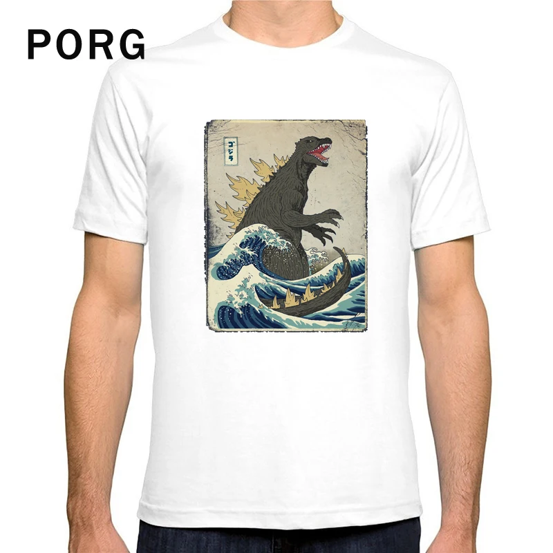 The Great Godzilla off Kanagawa Tshirt Harajuku Tops&Tees for Men Casual Fashion T Shirt Short Sleeve Men's Clothing Summer 2019
The Great Godzilla off Kanagawa Tshirt Harajuku Tops&Tees for Men Casual Fashion T Shirt Short Sleeve Men's Clothing Summer 2019