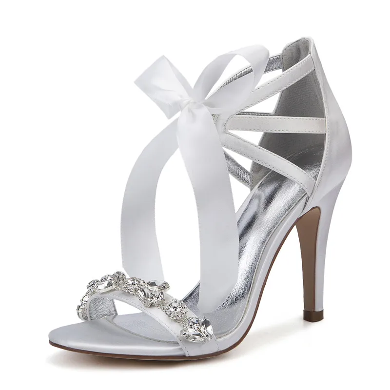 High Heels Satin Wedding Sandals Shoes Women Open Toe Ankle Strap Heeled Prom Evening Bridal Party Dress Summer Sandals
High Heels Satin Wedding Sandals Shoes Women Open Toe Ankle Strap Heeled Prom Evening Bridal Party Dress Summer Sandals