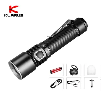 Klarus ST15R CREE XP-L HD V6 USB Rechargeable LED Flashlight max 1200 Lumen Beam Throw 260 Meter with 18650 Battery
Klarus ST15R CREE XP-L HD V6 USB Rechargeable LED Flashlight max 1200 Lumen Beam Throw 260 Meter with 18650 Battery