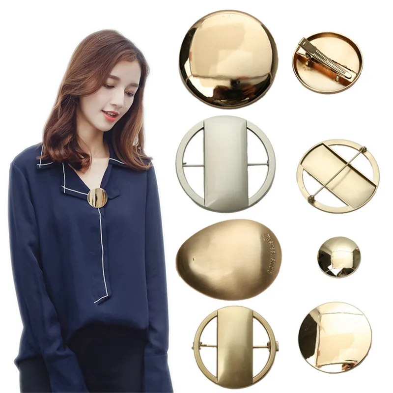 2018 Vintage Alloy Shiny Glossy Geometry Circles Triangular Square Women's Shawl Scarf buckle Jewelry Men Suit Brooch Pins
2018 Vintage Alloy Shiny Glossy Geometry Circles Triangular Square Women's Shawl Scarf buckle Jewelry Men Suit Brooch Pins