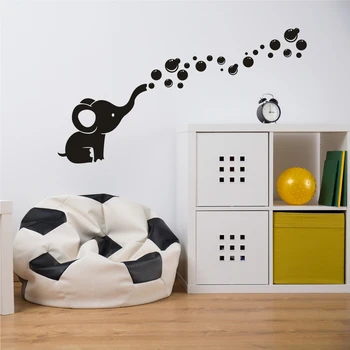 Elephant Bubble Wall Decals Art Vinyl Wall Stickers for Nursery Baby Kids Room Decoration for Living Room Bedroom home mural
Elephant Bubble Wall Decals Art Vinyl Wall Stickers for Nursery Baby Kids Room Decoration for Living Room Bedroom home mural