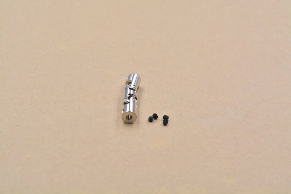 Mini coupling universal joint diameter 14mm length 52mm 8mmx8mm model ship coupler gimbal cardan 1pcs
Mini coupling universal joint diameter 14mm length 52mm 8mmx8mm model ship coupler gimbal cardan 1pcs