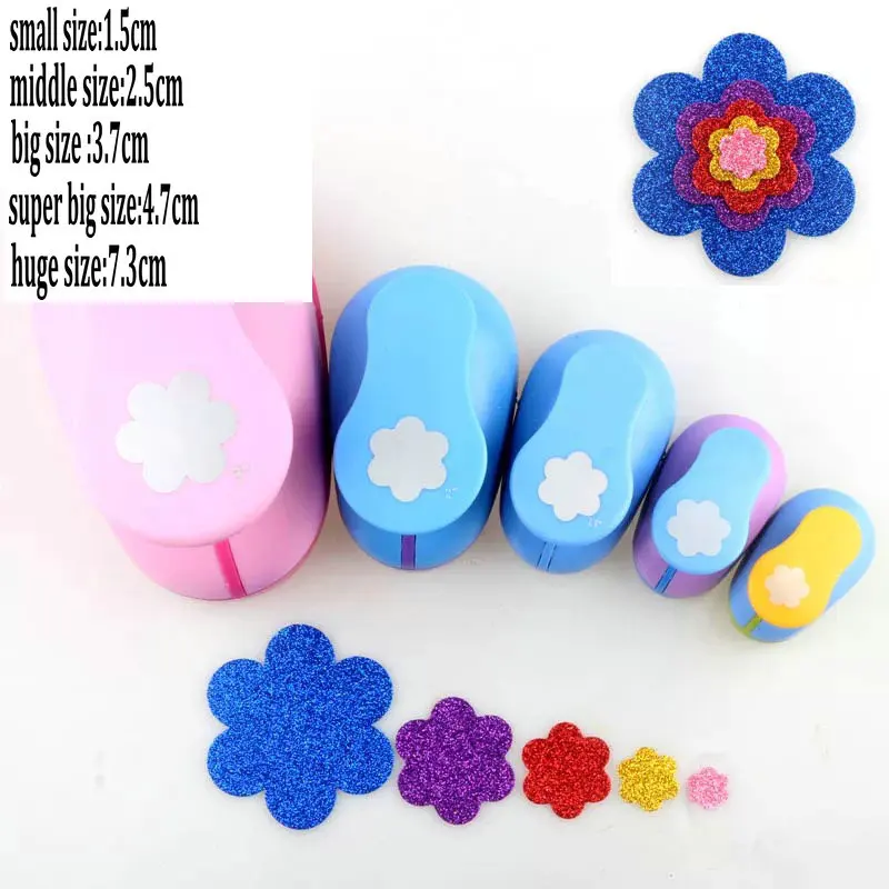 5pcs 3" 2" 1.5" 1" 5/8" Plum blossom craft punch set Hole Paper Cutter Scrapbooking punchers Paper Puncher eva hole punch flower
5pcs 3" 2" 1.5" 1" 5/8" Plum blossom craft punch set Hole Paper Cutter Scrapbooking punchers Paper Puncher eva hole punch flower