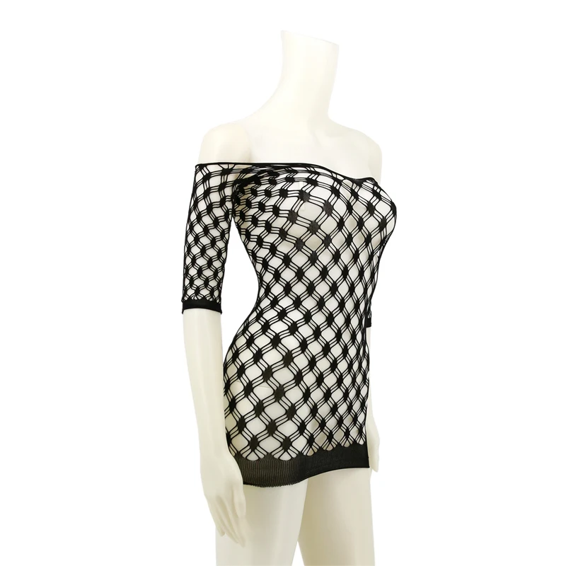 Women Sexy Crotchless Lingerie Bare Shoulder Fishnet Dress Lady Baby Doll Underwear Erotic Lingerie Elastic Sexy Costumes EHDL9
Women Sexy Crotchless Lingerie Bare Shoulder Fishnet Dress Lady Baby Doll Underwear Erotic Lingerie Elastic Sexy Costumes EHDL9