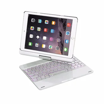 360 Rotation Aluminum Alloy 7 Color Backlit Wireless Bluetooth Keyboard Smart Case Cover for iPad Pro 10.5 Cases
360 Rotation Aluminum Alloy 7 Color Backlit Wireless Bluetooth Keyboard Smart Case Cover for iPad Pro 10.5 Cases