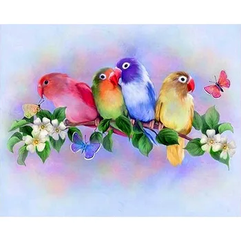 100% Full Square Diamond 5D DIY Diamond Painting Colorful love bird Embroidery Cross Stitch Rhinestone Mosaic Painting Decor YH
100% Full Square Diamond 5D DIY Diamond Painting Colorful love bird Embroidery Cross Stitch Rhinestone Mosaic Painting Decor YH