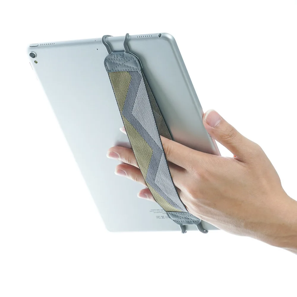 TFY Universal Non-slip Hand Strap Holder for Tablets, i Pad Pro, i Pad, i Pad mini 4, i Pad Air 2 and More - Wave/Gray
TFY Universal Non-slip Hand Strap Holder for Tablets, i Pad Pro, i Pad, i Pad mini 4, i Pad Air 2 and More - Wave/Gray
