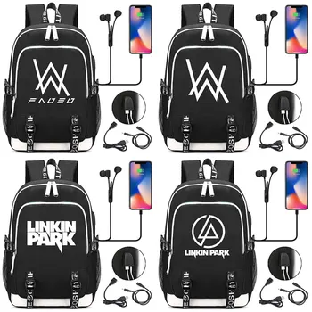 Electronic Music Fade Alan Walker USB Headphone Jack Boy Girl School bag Women Teenagers Canvas Men Laptop Backpack Packsack
Electronic Music Fade Alan Walker USB Headphone Jack Boy Girl School bag Women Teenagers Canvas Men Laptop Backpack Packsack