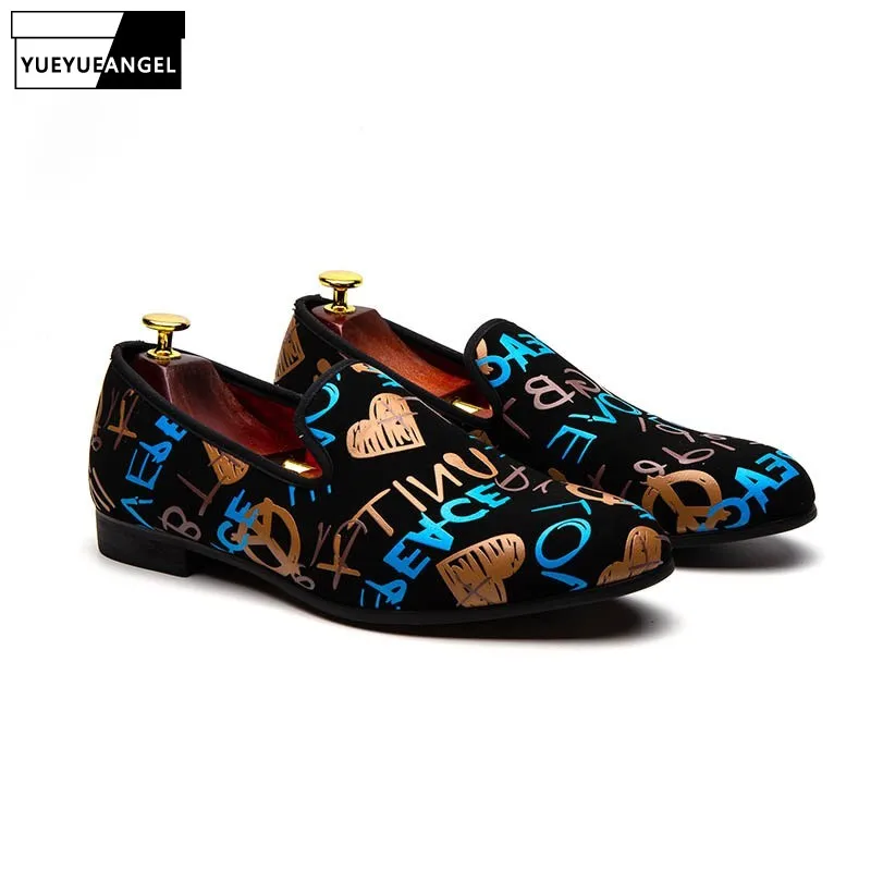 New Men Floral Printed Slip On Loafers Club Footwear Social Leather Shoes Wedding Party Dress Shoes Man Round Toe Driving Shoes
New Men Floral Printed Slip On Loafers Club Footwear Social Leather Shoes Wedding Party Dress Shoes Man Round Toe Driving Shoes
