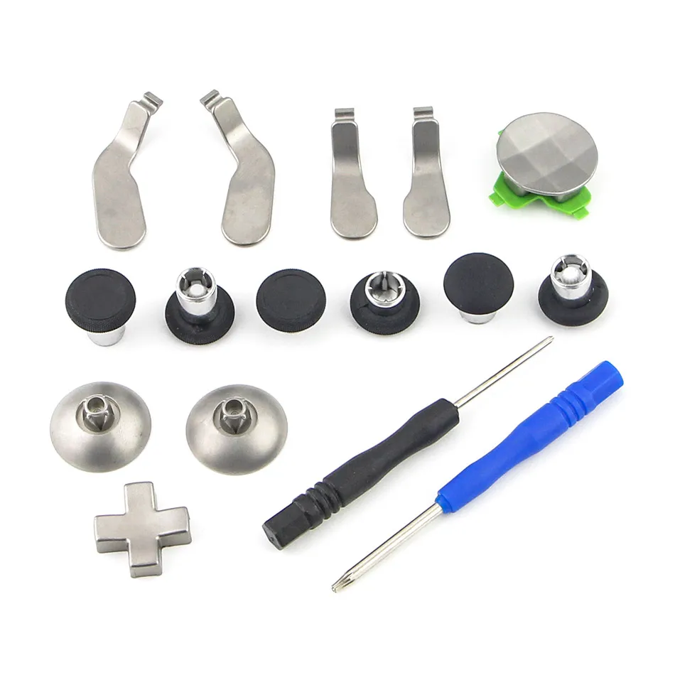 11P Replacement Swap Thumb Grips Analog Stick D-Pad & Bumper Trigger Button For XBOX ONE Elite PS4 Switch Pro Controller Gamepad
11P Replacement Swap Thumb Grips Analog Stick D-Pad & Bumper Trigger Button For XBOX ONE Elite PS4 Switch Pro Controller Gamepad