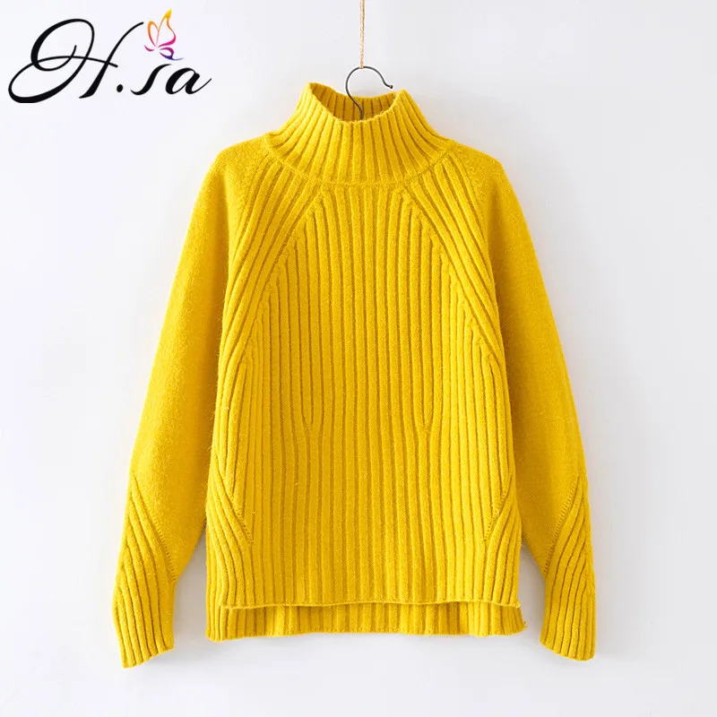 H.SA Women Turtleneck Pullover and Sweaters 2017 Winter Turtleneck Korean Loose Sweaters Solid Pull Femme hiver christmas jumper
H.SA Women Turtleneck Pullover and Sweaters 2017 Winter Turtleneck Korean Loose Sweaters Solid Pull Femme hiver christmas jumper