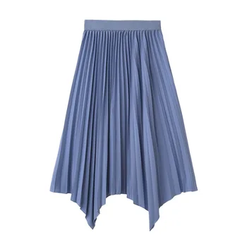 new spring summer fashion solid color irregular long pleated skirt women's skirt girls under elastic waist high waist swing 8512
new spring summer fashion solid color irregular long pleated skirt women's skirt girls under elastic waist high waist swing 8512