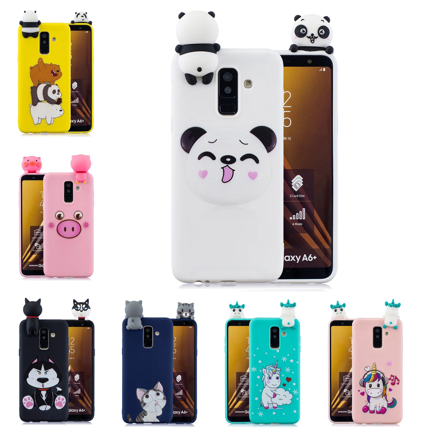 Lovely Pattern 3D Soft Silicone TPU Cartoon Case Cover on For Samsung Galaxy M10 M20 A30 A50 A70 S8 S9 S10 Plus S7 Edge Note 9 8
Lovely Pattern 3D Soft Silicone TPU Cartoon Case Cover on For Samsung Galaxy M10 M20 A30 A50 A70 S8 S9 S10 Plus S7 Edge Note 9 8