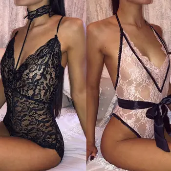 HIRIGIN Women Lace Clubwear Bodysuit Playsuit Bodycon Party Sexy Night Rompers Jumpsuit
HIRIGIN Women Lace Clubwear Bodysuit Playsuit Bodycon Party Sexy Night Rompers Jumpsuit
