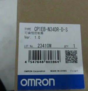 Free shipping The new original genuine OMRON module programmable controller CP1EB-N34DR-D-S
Free shipping The new original genuine OMRON module programmable controller CP1EB-N34DR-D-S