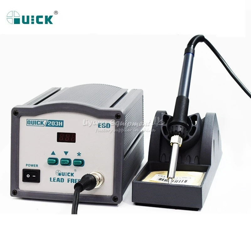 High Frequency 90W Quick 203H BGA Rework Soldering Iron Station
High Frequency 90W Quick 203H BGA Rework Soldering Iron Station