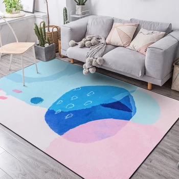 Nordic Design Carpets Modern Blue Pink Watercolor Pattern Rugs and Carpets for Home Living Room Bedroom Kids Room Floor Mats
Nordic Design Carpets Modern Blue Pink Watercolor Pattern Rugs and Carpets for Home Living Room Bedroom Kids Room Floor Mats