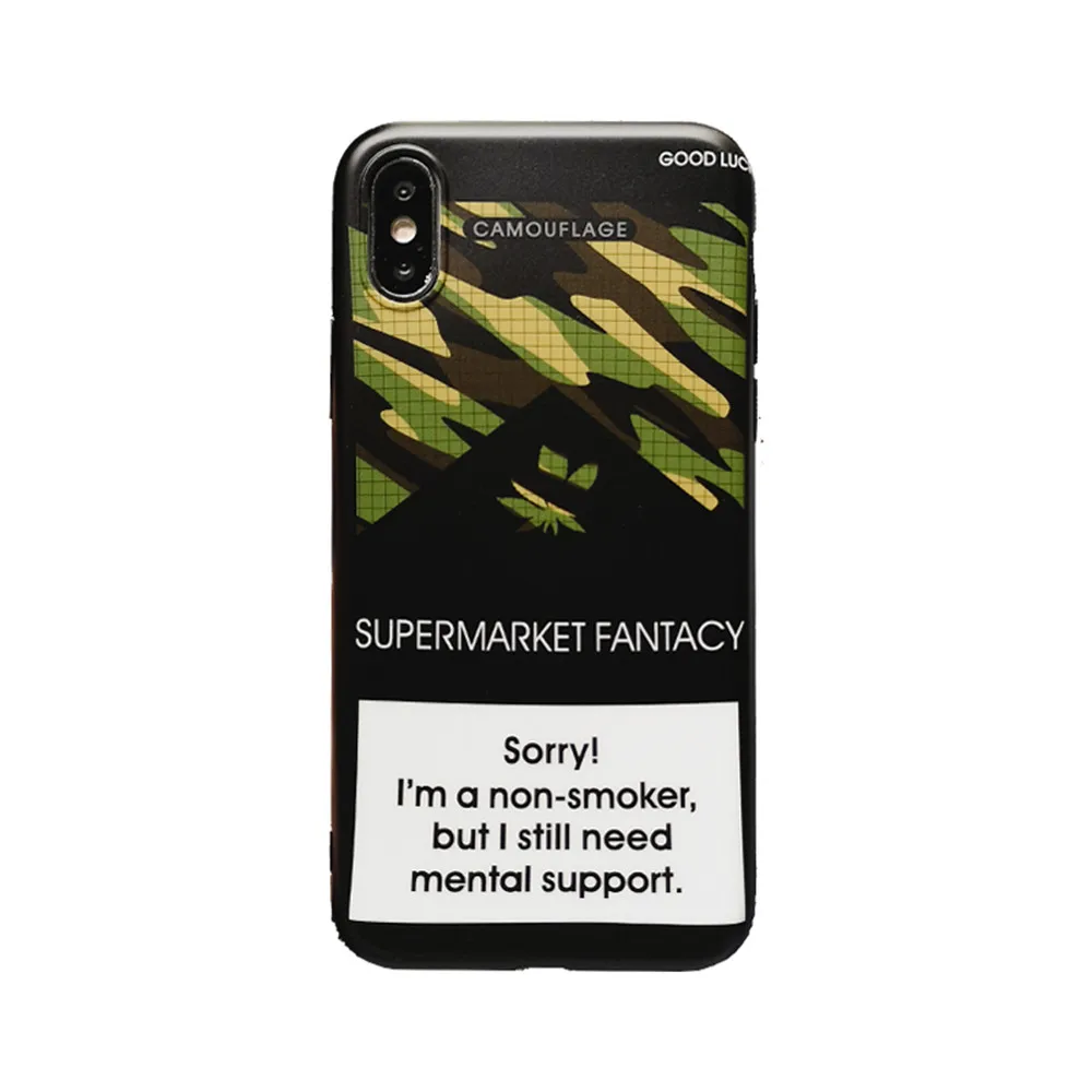 Green Camouflage Cool With Text For iPhone X XR XS Max Storytelling Soft Cover For iPhone 6 7 8 6s Plus phone Cases Frosted Capa
Green Camouflage Cool With Text For iPhone X XR XS Max Storytelling Soft Cover For iPhone 6 7 8 6s Plus phone Cases Frosted Capa