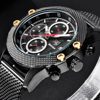 Benyar Watches Men Luxury Brand Steel Sports Wrist watches Men's Army Military Watch Man Quartz Clock Relogio Masculino
Benyar Watches Men Luxury Brand Steel Sports Wrist watches Men's Army Military Watch Man Quartz Clock Relogio Masculino
