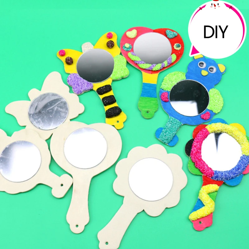 Creative DIY White Wood Mold Mirror Painting Handmade Craft Kids Toys Trinket Material Funny Craft Toys
Creative DIY White Wood Mold Mirror Painting Handmade Craft Kids Toys Trinket Material Funny Craft Toys