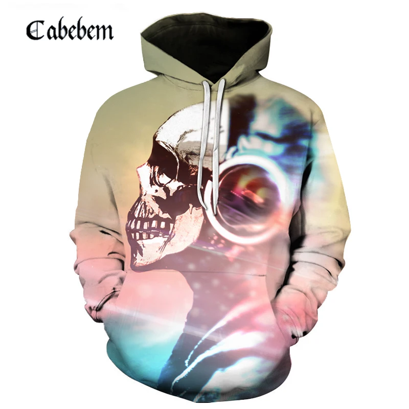 3-D Music DJ Men's Hoodies 3-D Skeleton Sportswear Fashion Men/Women Street Hip-Hop Sportswear Pullovers New Autumn of 2019
3-D Music DJ Men's Hoodies 3-D Skeleton Sportswear Fashion Men/Women Street Hip-Hop Sportswear Pullovers New Autumn of 2019