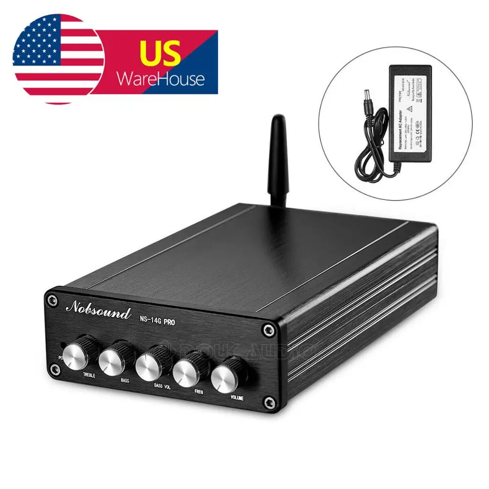 Nobsound 2.1 Channel Power Amplifier Bluetooth 5.0 Audio HiFi Digital Amp PCM5102A Decode
Nobsound 2.1 Channel Power Amplifier Bluetooth 5.0 Audio HiFi Digital Amp PCM5102A Decode