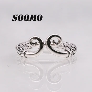 SOQMO 100% Real 925 Silver Open Rings for Women Men Gift Vintage Thai Silver Simple Ring Fashion Jewelry Anillos SQM185
SOQMO 100% Real 925 Silver Open Rings for Women Men Gift Vintage Thai Silver Simple Ring Fashion Jewelry Anillos SQM185