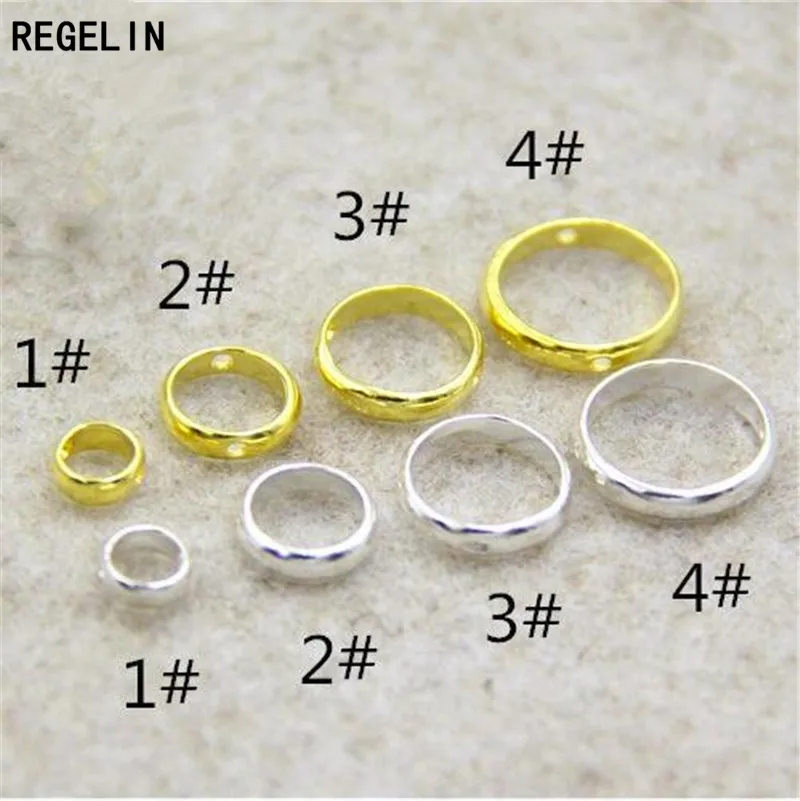 REGELIN 925 Sterling Silver Spacer Bead Positioning Circle Jump Rings 4pcs/lot For Jewelry Making Bead Bracelets DIY Accessories
REGELIN 925 Sterling Silver Spacer Bead Positioning Circle Jump Rings 4pcs/lot For Jewelry Making Bead Bracelets DIY Accessories